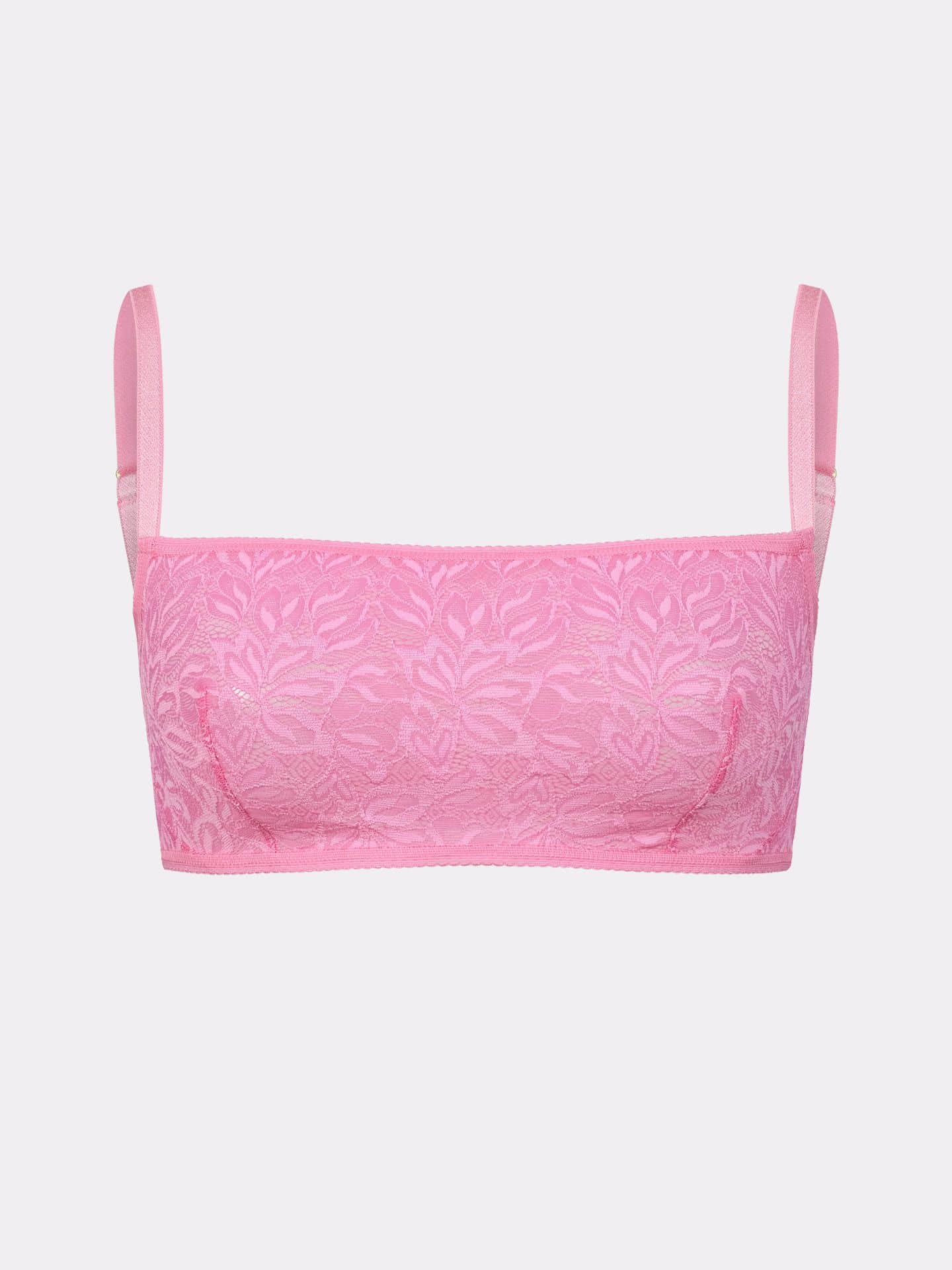 Iconic Lace Bandeau Bralette bubblegum 5