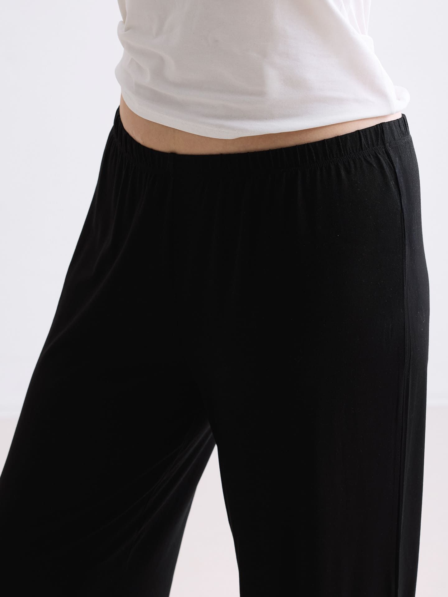 Light Touch lange Schlafhose schwarz 7