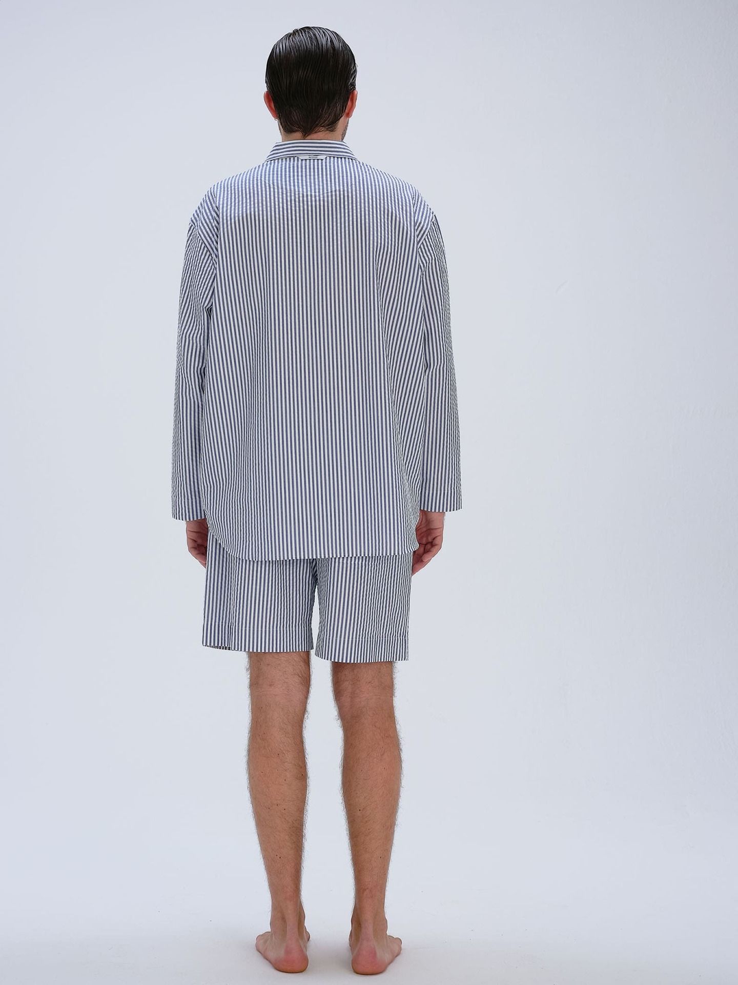 Avonté Pyjama Shirt classic blue stripe 3