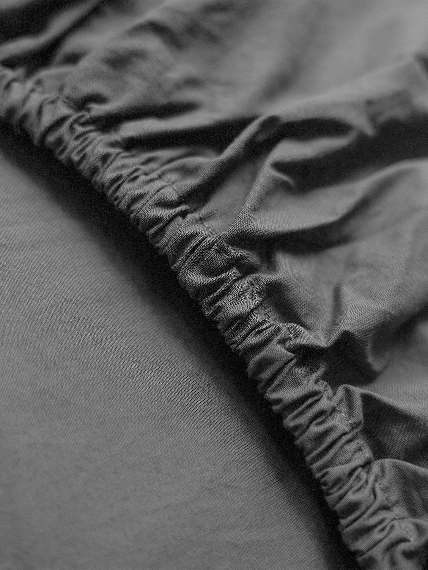 Cotton Select Spannbettlaken dunkelgrau 1