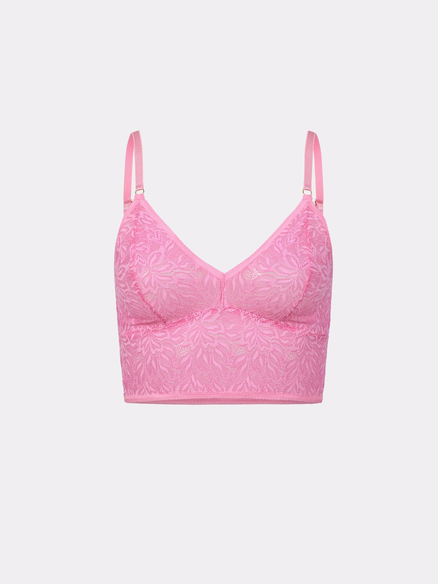 Iconic Lace Bralette Top bubblegum 5