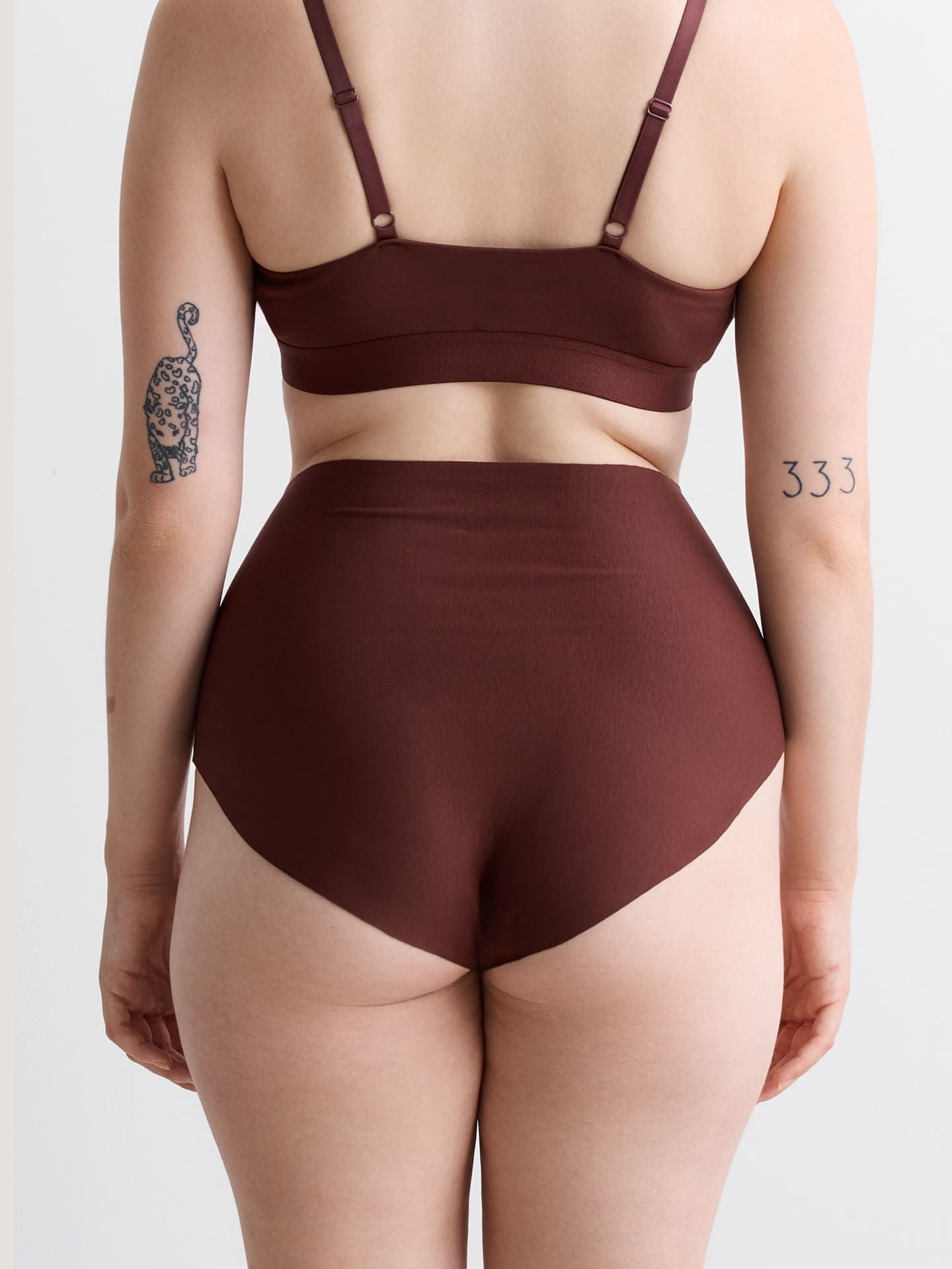 Casual Cotton High Waist Slip umbra 8