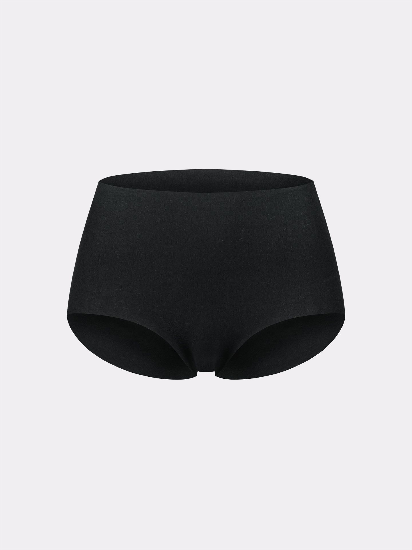 Casual Cotton High Waist Slip schwarz 1