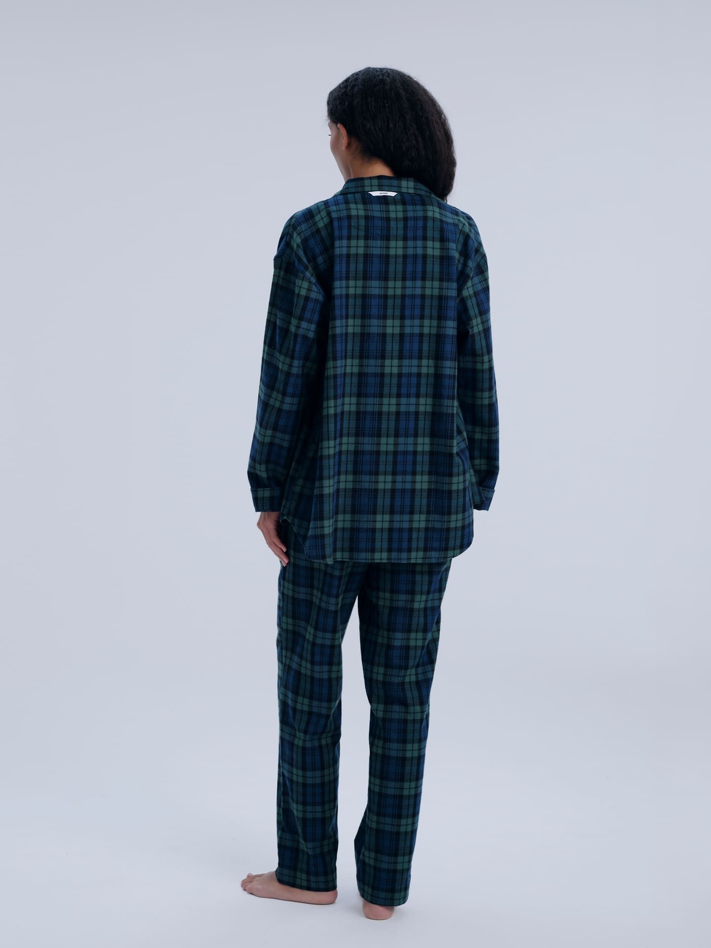 Avonté Pyjama Shirt pine lake check 2