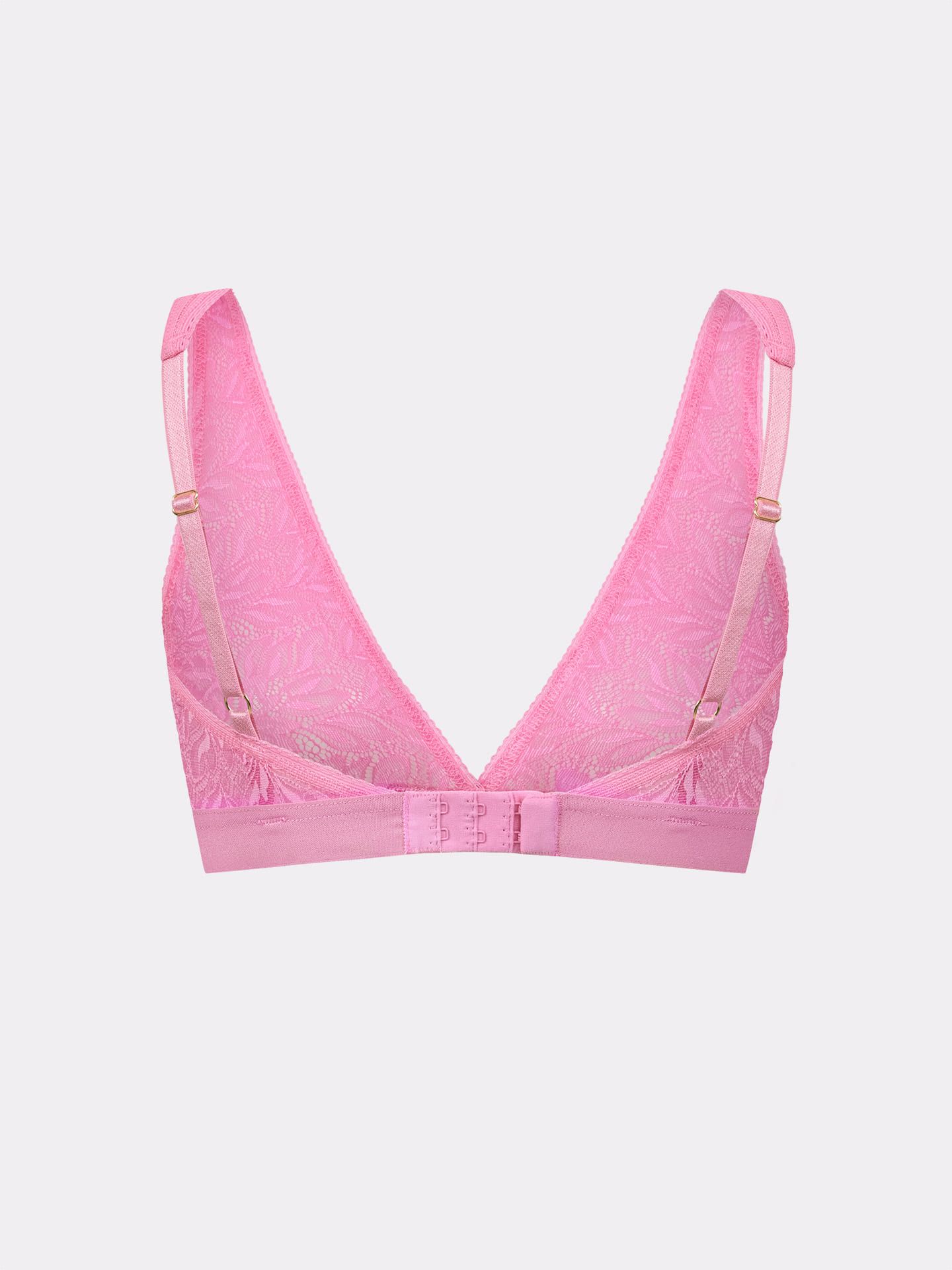 Iconic Lace Plunge BH bubblegum 6