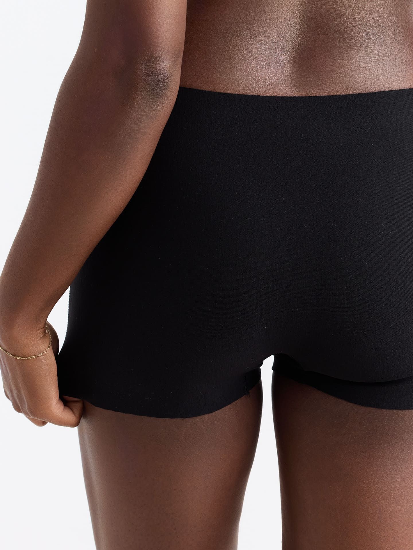 Casual Cotton Panty schwarz 1