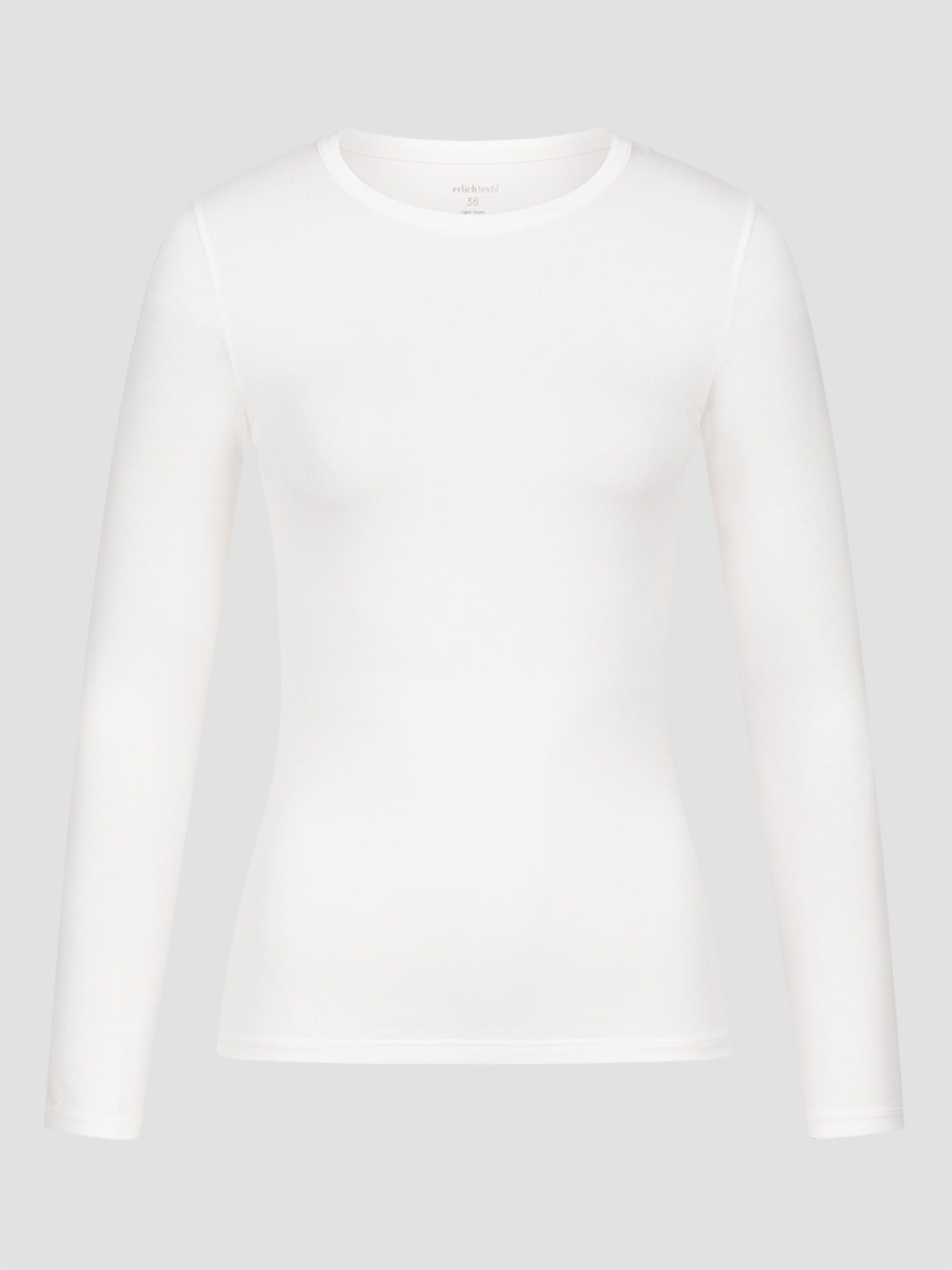 Light Touch schmales Langarmshirt ecru 5