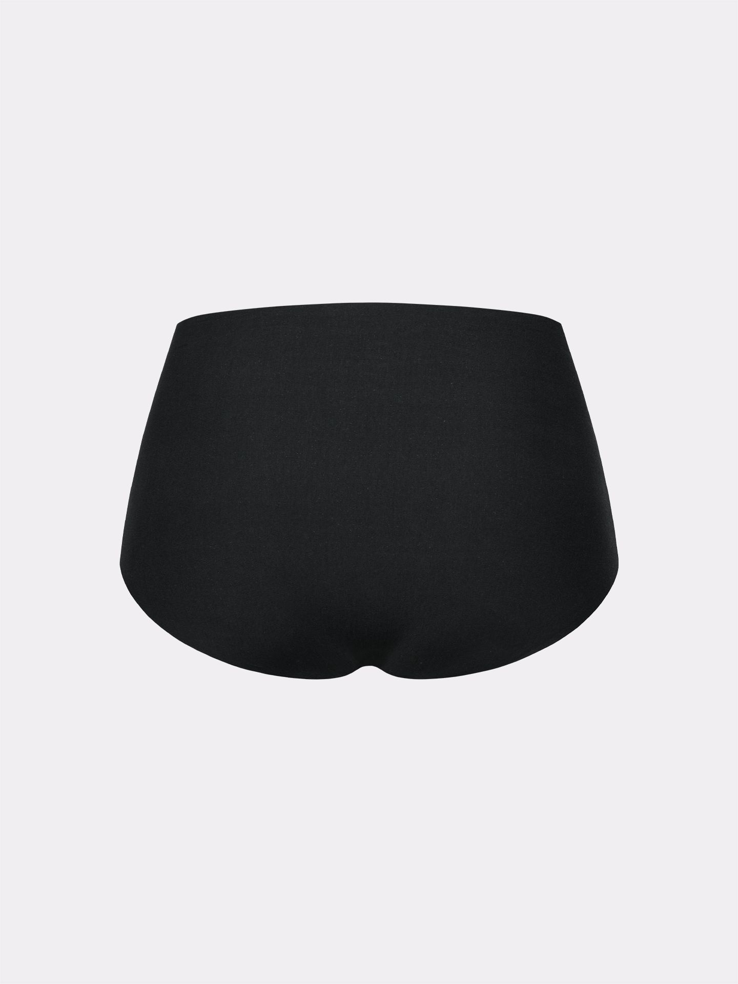 Casual Cotton High Waist Slip schwarz 2