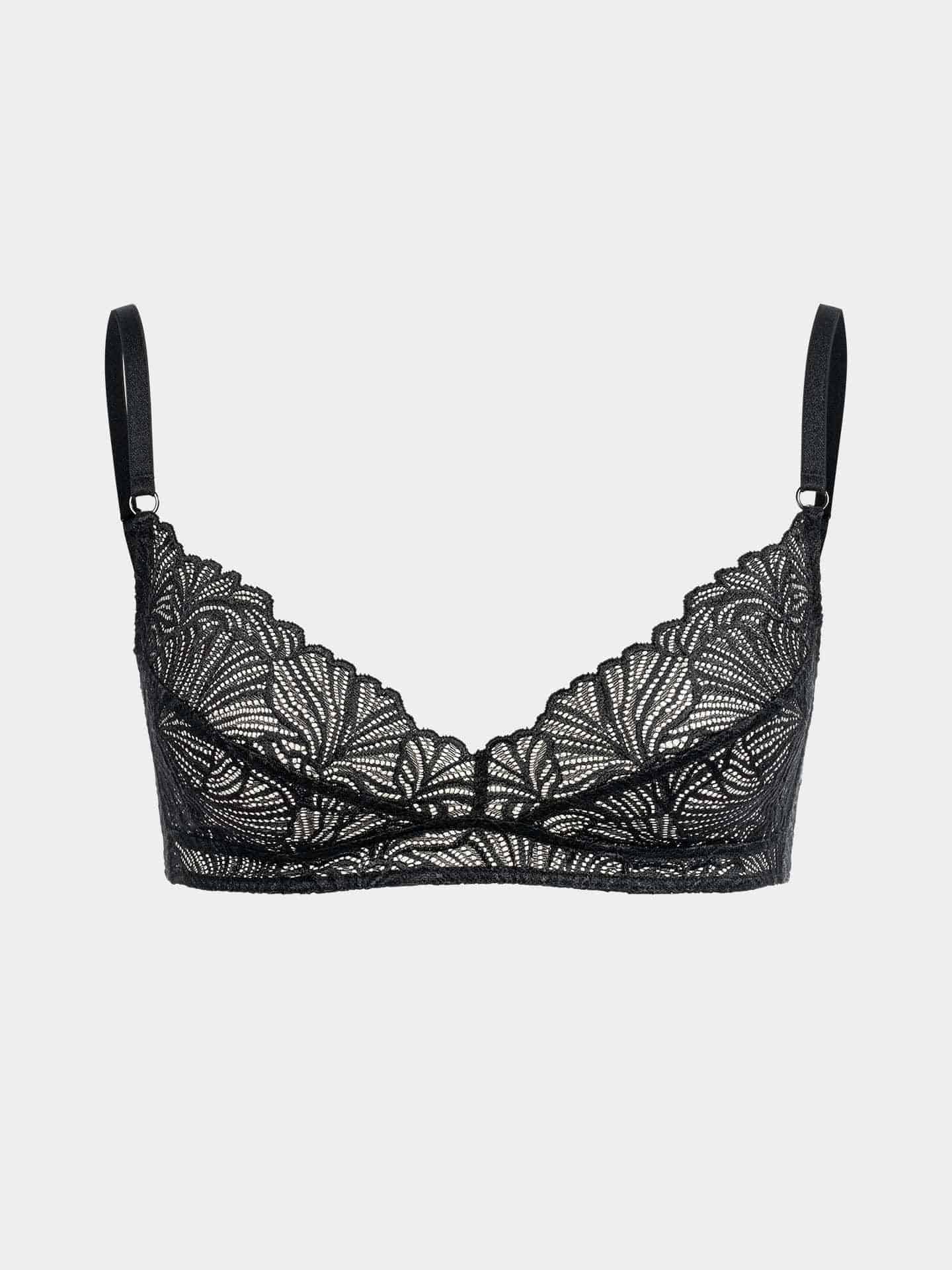 Fluid Lace Bügelloser BH schwarz 6