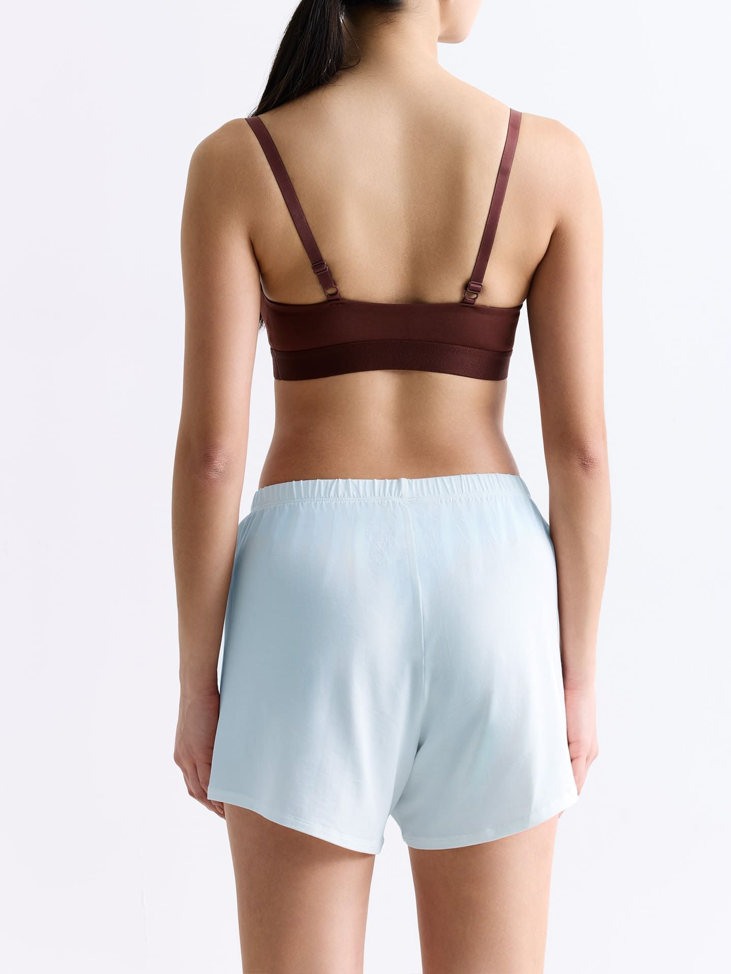 Light Touch kurze Schlafhose himmelblau 2