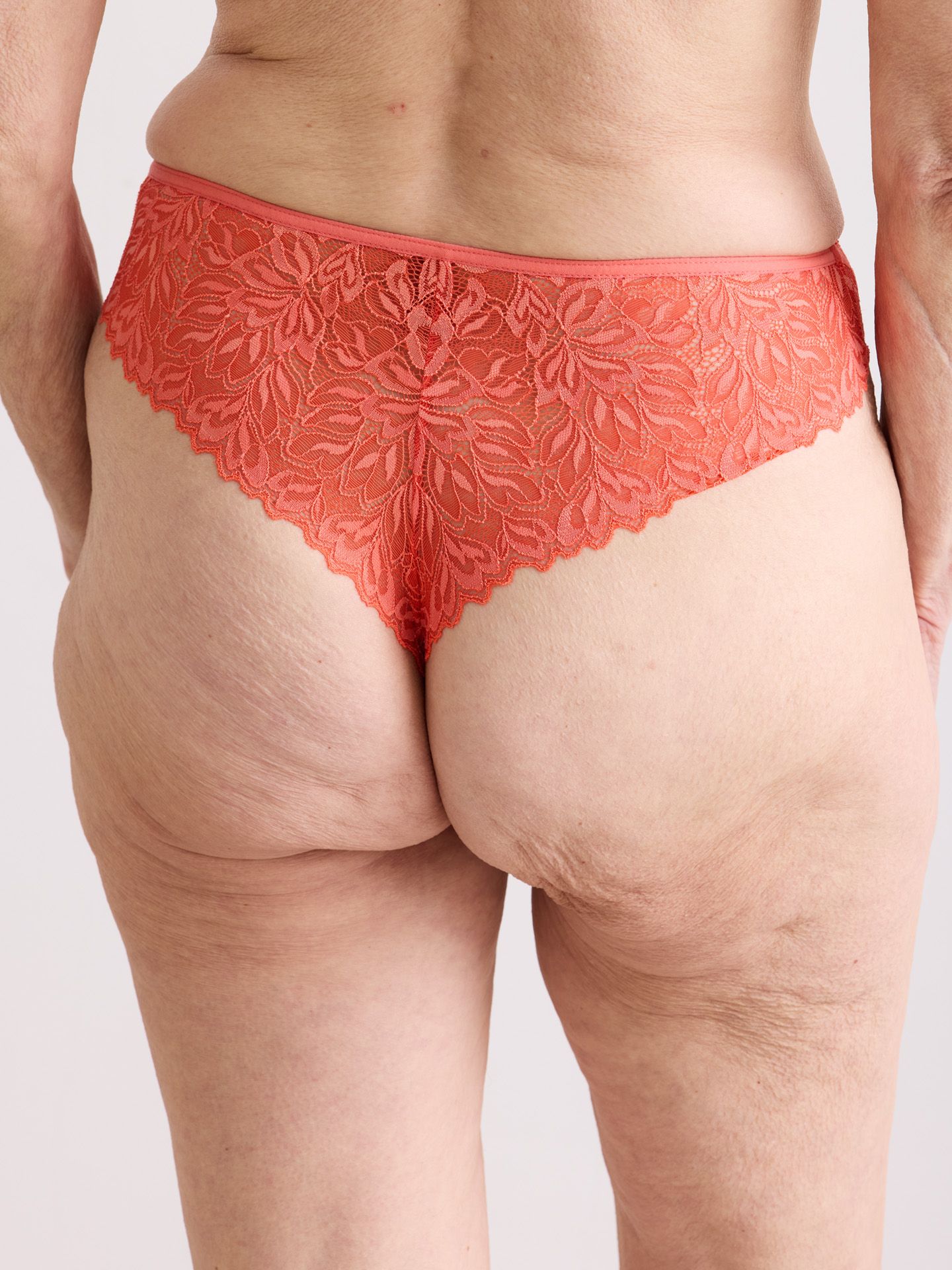Dreamy Lace High Waist Brazil String wilde orange 11