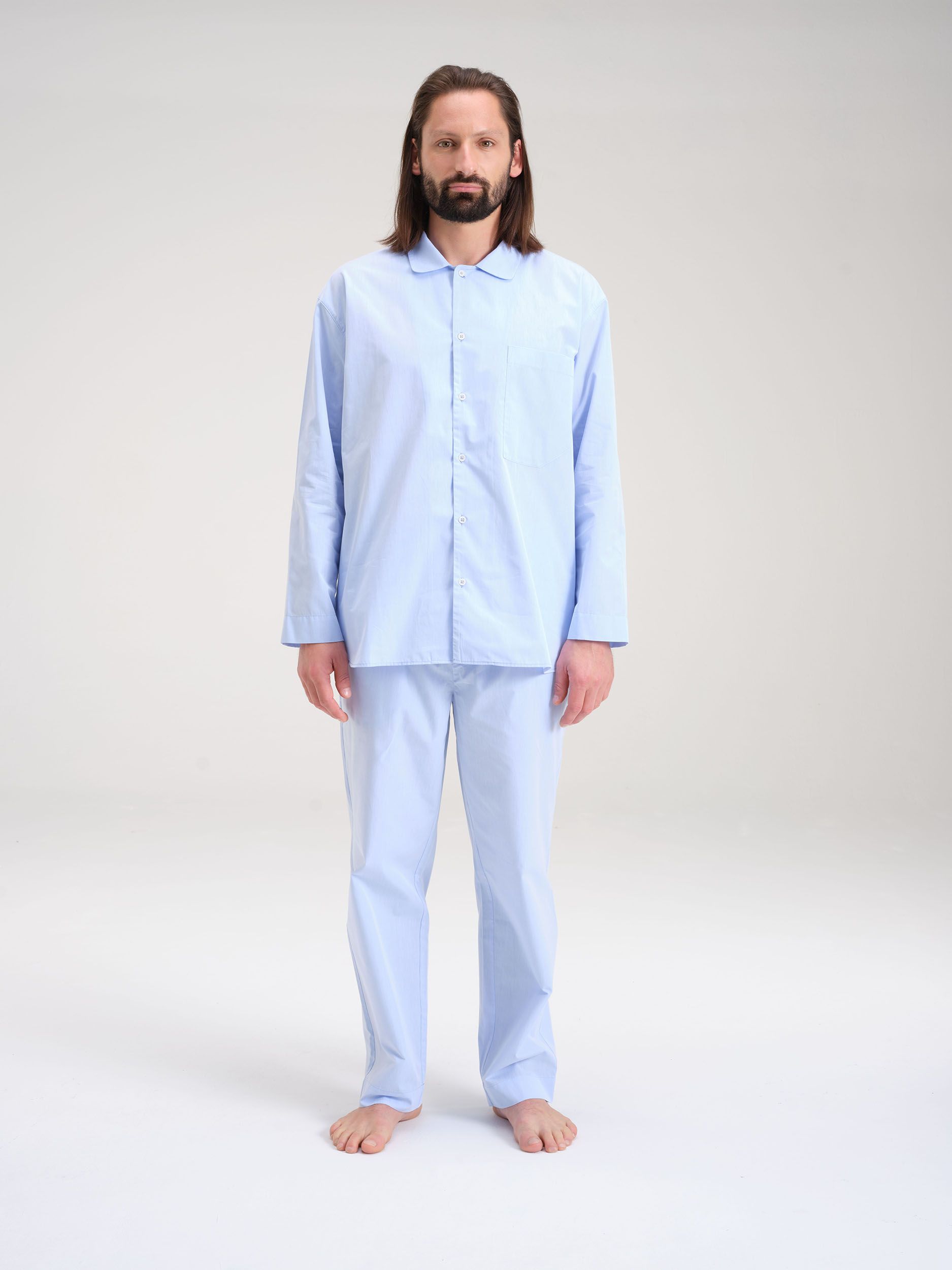 Avonté Pyjama Shirt breeze blue 4