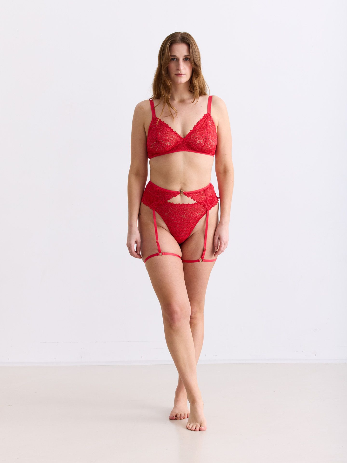 Dreamy Lace Gürtel chilirot 3