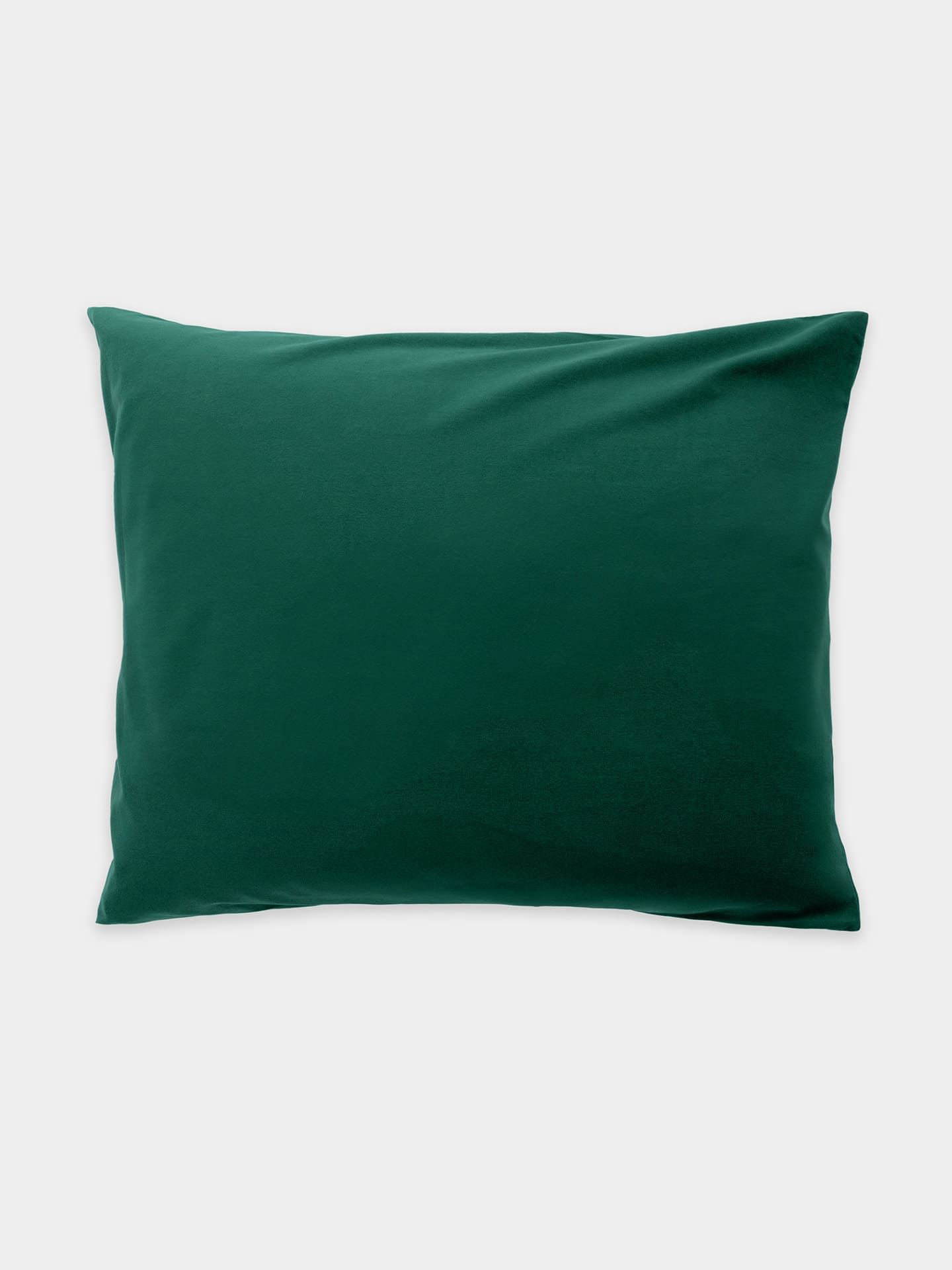 Cotton Select Kopfkissenbezug tannengrün 1