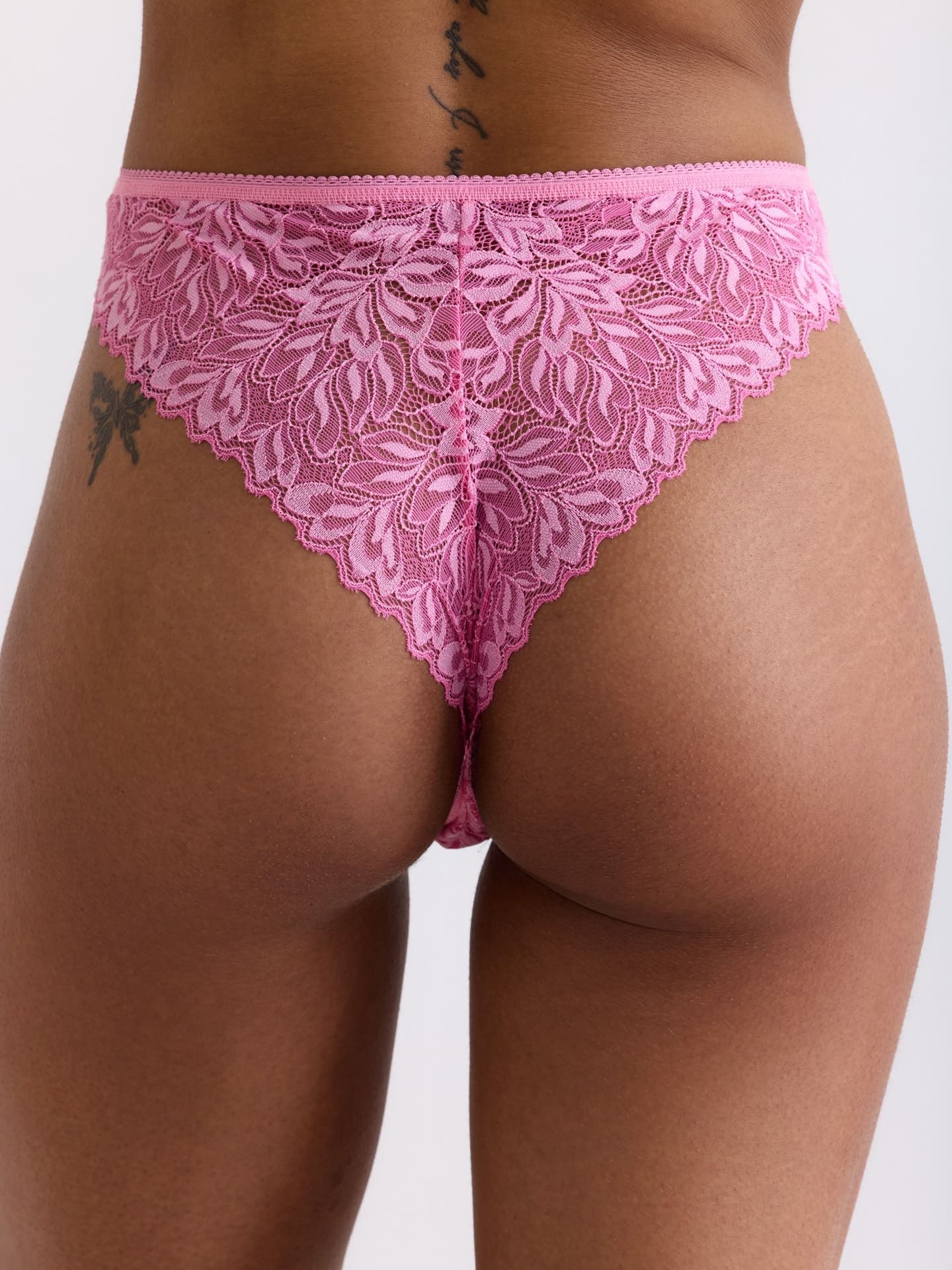 Iconic Lace Brazil Slip bubblegum 1