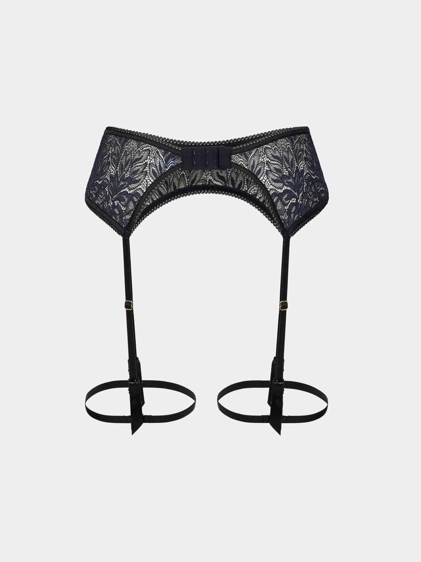 Iconic Lace Strumpfhalter schatten schwarz 6