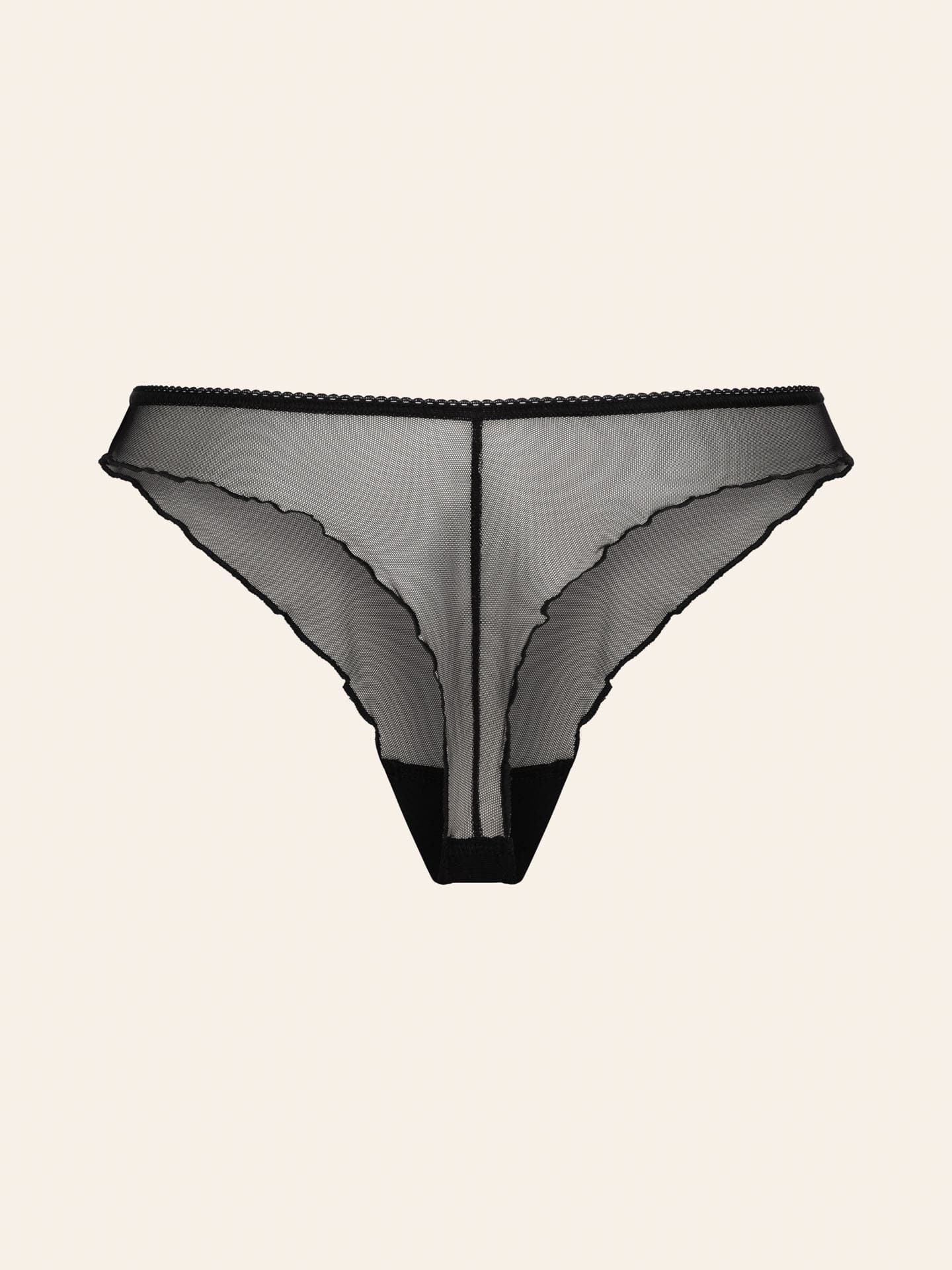 Iconic Mesh Brazil String schwarz 6